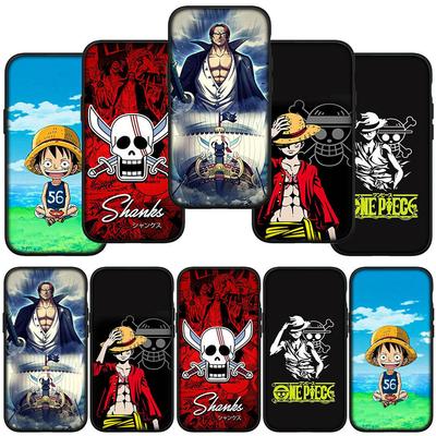 Handyhülle für Samsung Galaxy S25 S24 S23 iPhone 16 15 Xiaomi Redmi Note 14 13 12 16E X 11 Pro Max XR OPPO Moto Rotes Haar Ruffy One Piece Shanks Hülle