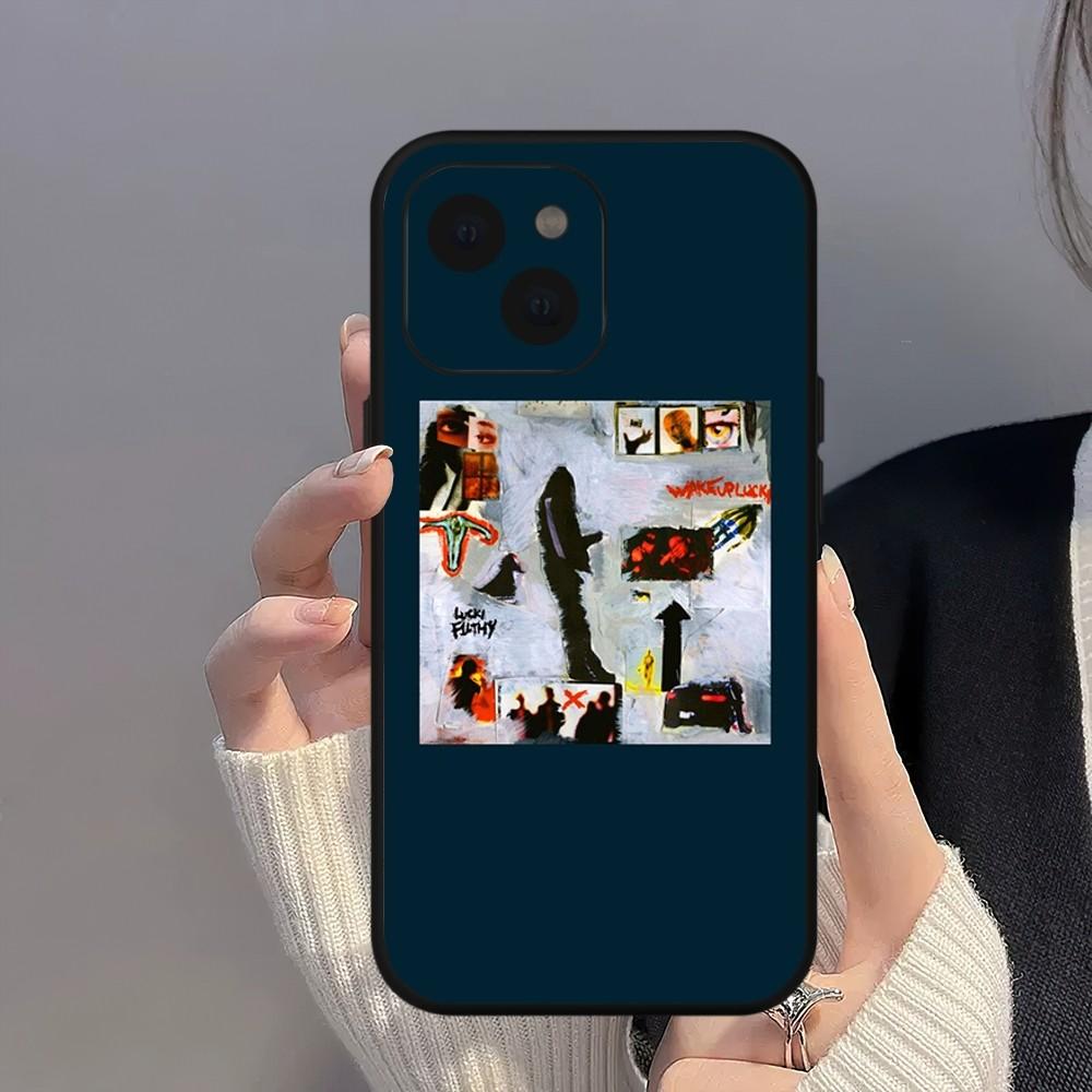 Lucki Rapper WAKE UP LUCKI Phone Case For iPhone Mini 11 12 13 14 15 16 Pro Max Plus Shell
