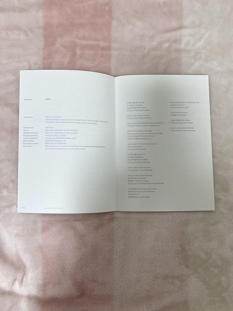 [USED] LE SSERAFIM Mini Album EASY Le Seraphim Le Sera