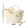 Organizer Basket with Handle for Shower Gel, Shampoo And Cosmetics Made of PP Material Bathroom,