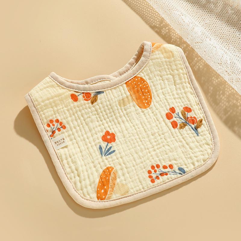 Baby Cotton Bib & Scarf Set - Infant Triangle Design