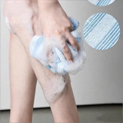 Polyester Fiber Exfoliating Bath Brush - Shower Scrubber For Back  Body, Soft Shower Sponge Bathroom Accessories
