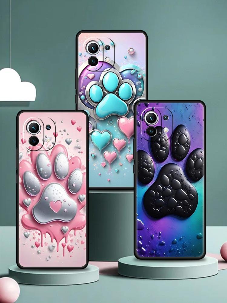 Og Paw Print Aesthetics Phone Case Cover for Xiaomi Mi 17 15 14 13 12 11 Ultra 15T 14T 13T 12T 11T Pro Lite 5G Soft TPU Shell