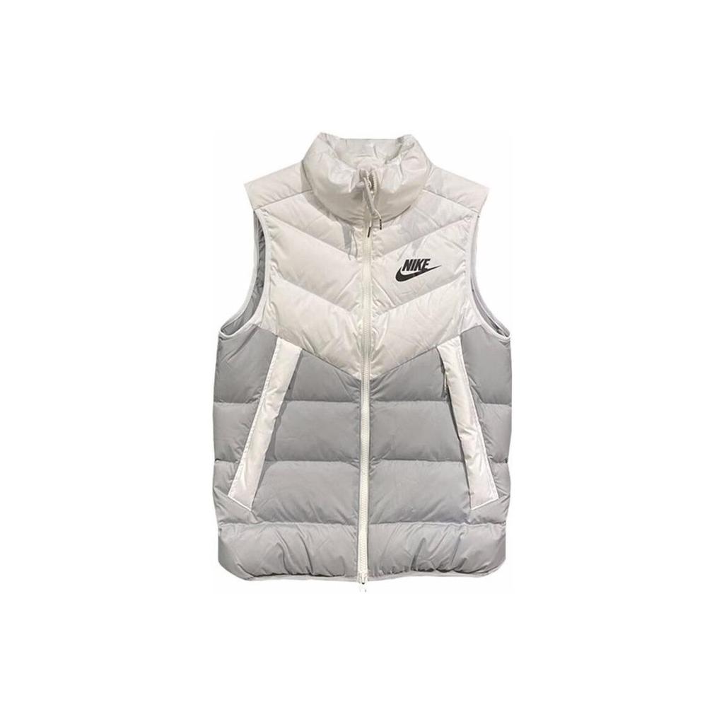 Nike Men's Windproof Warm Stand Collar Down Vest White DV0757-100