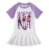K-Pop Monster Hunter Mädchen Sommer Cartoon Kleid - Falten Rüschenrock