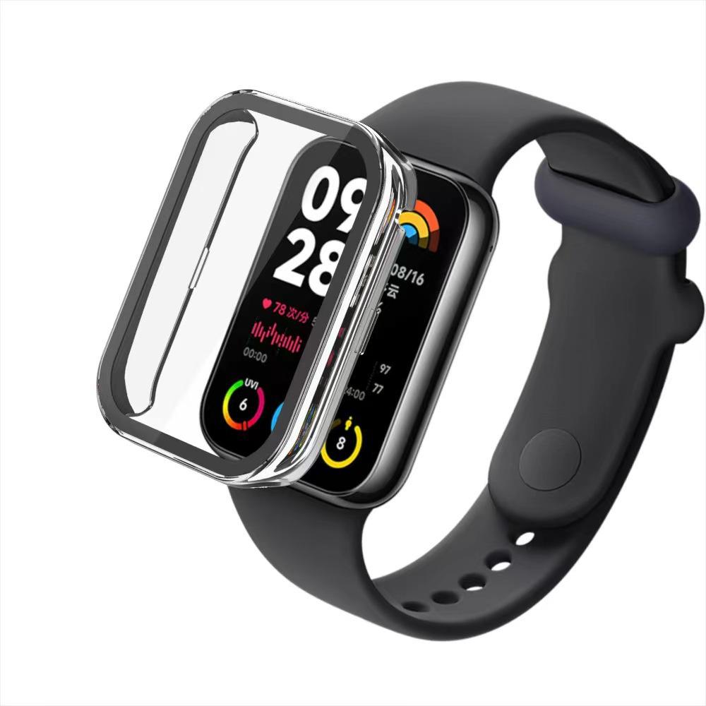 Hard PC Glass Case for Xiaomi Band 8 Pro Full Cover Screen Protector Bumper Shell Miband 8pro Anti-fall Cases