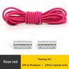No Tie Shoe Laces Round Capsule Metal lock Elastic Shoelaces For Sneakers easy installation Lazy Shoes Lace Accessories