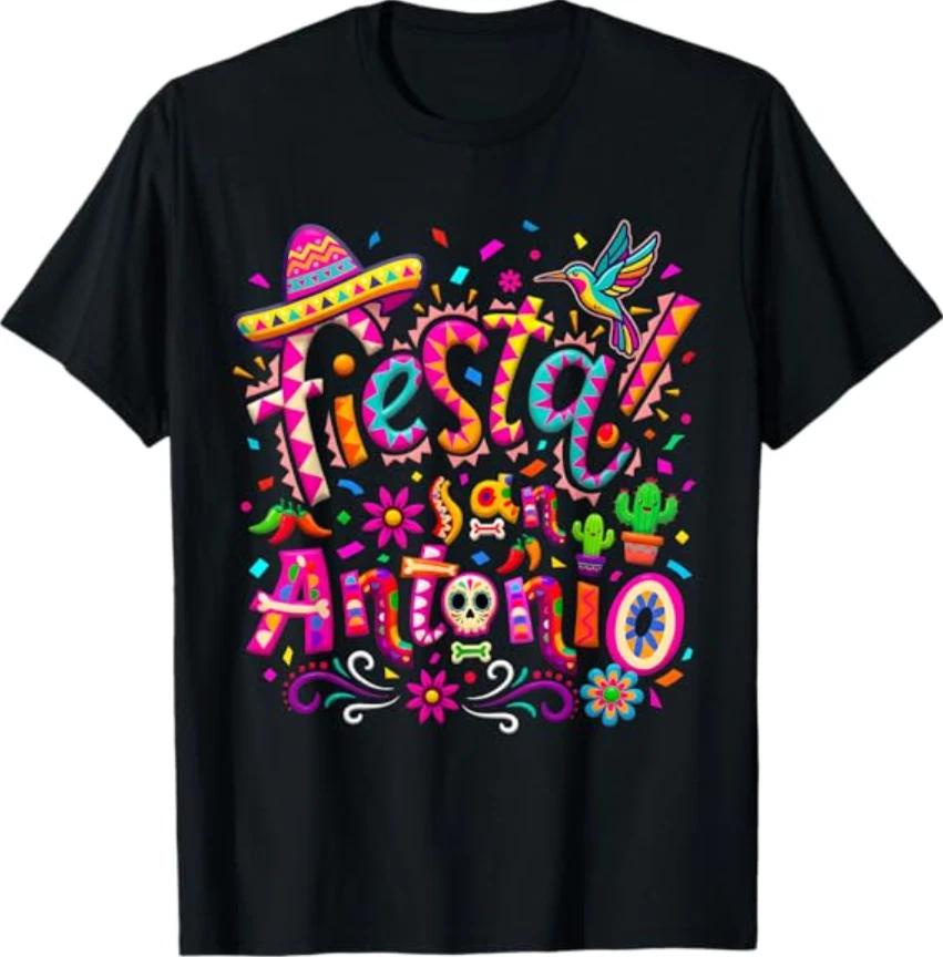 Fiesta Squad San Antonio Texas Cinco De Mayo Lets Fiesta T-Shirt M