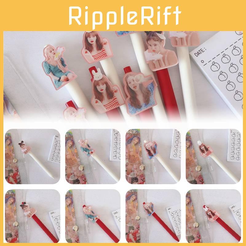 Blackpink Korean Star Peripheral Press Bullet Pen Girl Learning 05mm Stationery