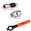 Bike Crank Extractor Puller Bottom Bracket Remover with 16mm Spanner Wrench Bicycle Crank Removal