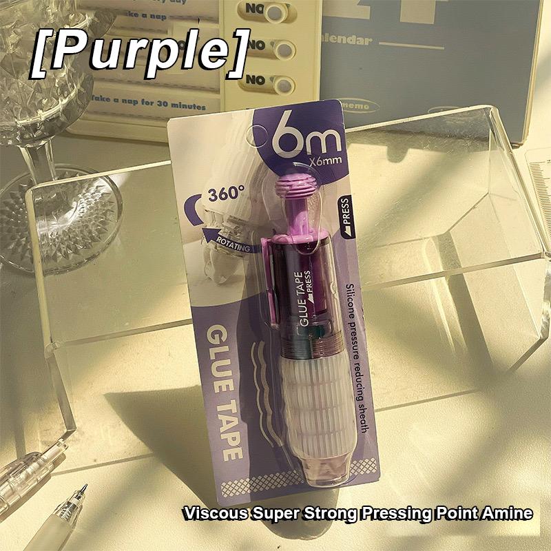 1PC Pen Style Push Point Adhesive With High Appearance Value and Viscosity Replaceable Core Correction Tape Style Double-Sided A