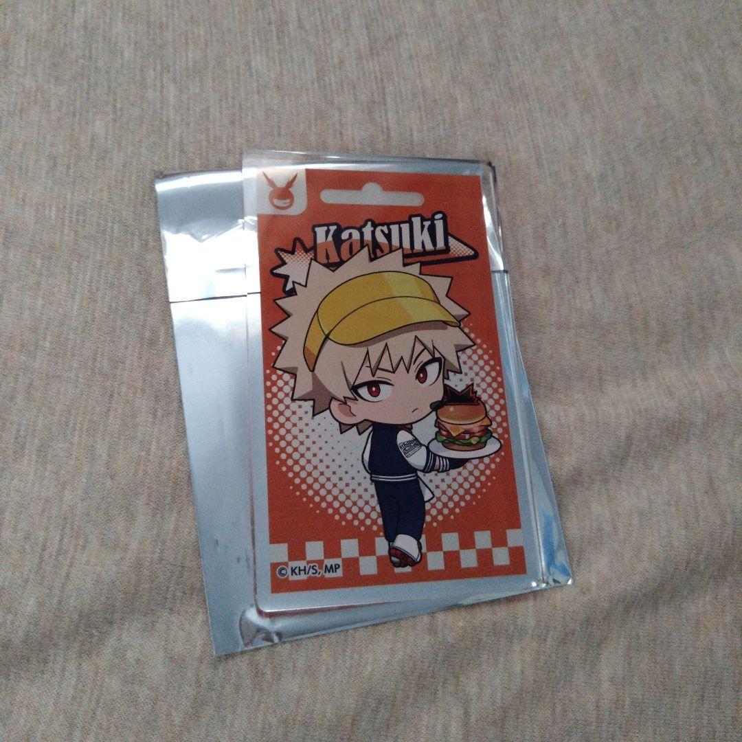 Used Heroaka Animate Cafe Acrylic Card Bakugou