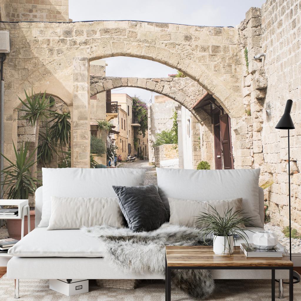 Photomural Greek Street Structural Vinyl 450x300