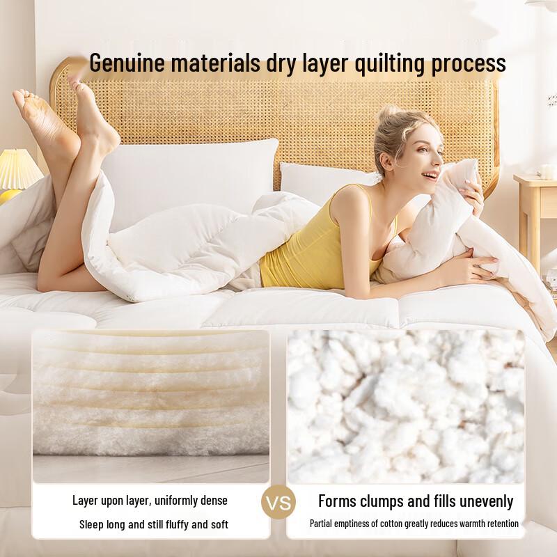 JD Collection 100% Pure Xinjiang Cotton Winter Quilt