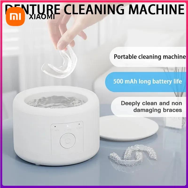 Xiaomi 50KHz Ultrasonic Cleaner for Braces & Orthodontic Retainers - USB-Rechargeable Multi-Function Denture & Jewelry Cleaner with Hig