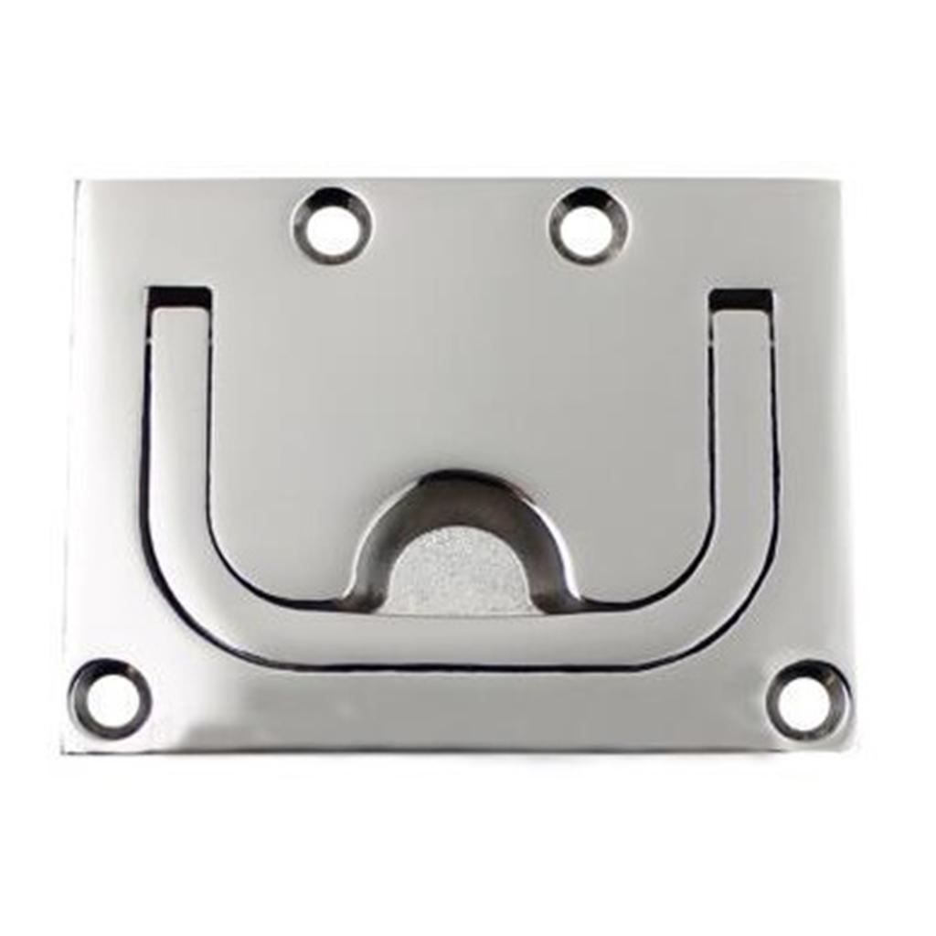 Square Flush Pull Ring Handles Recessed Boat for Hatch for Latch Cabinet Flush Mount Lifting Hidden Recessed Furniture H