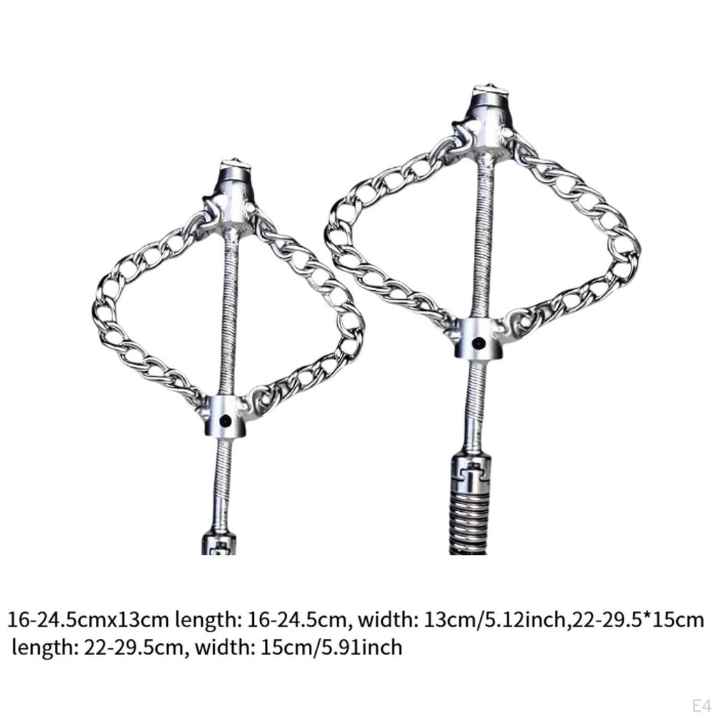 Corrente Descalcificadora de Esgoto com Eixo Flexível, Ferramenta Multiusos para Manutenção de Mangueiras para Banheiro