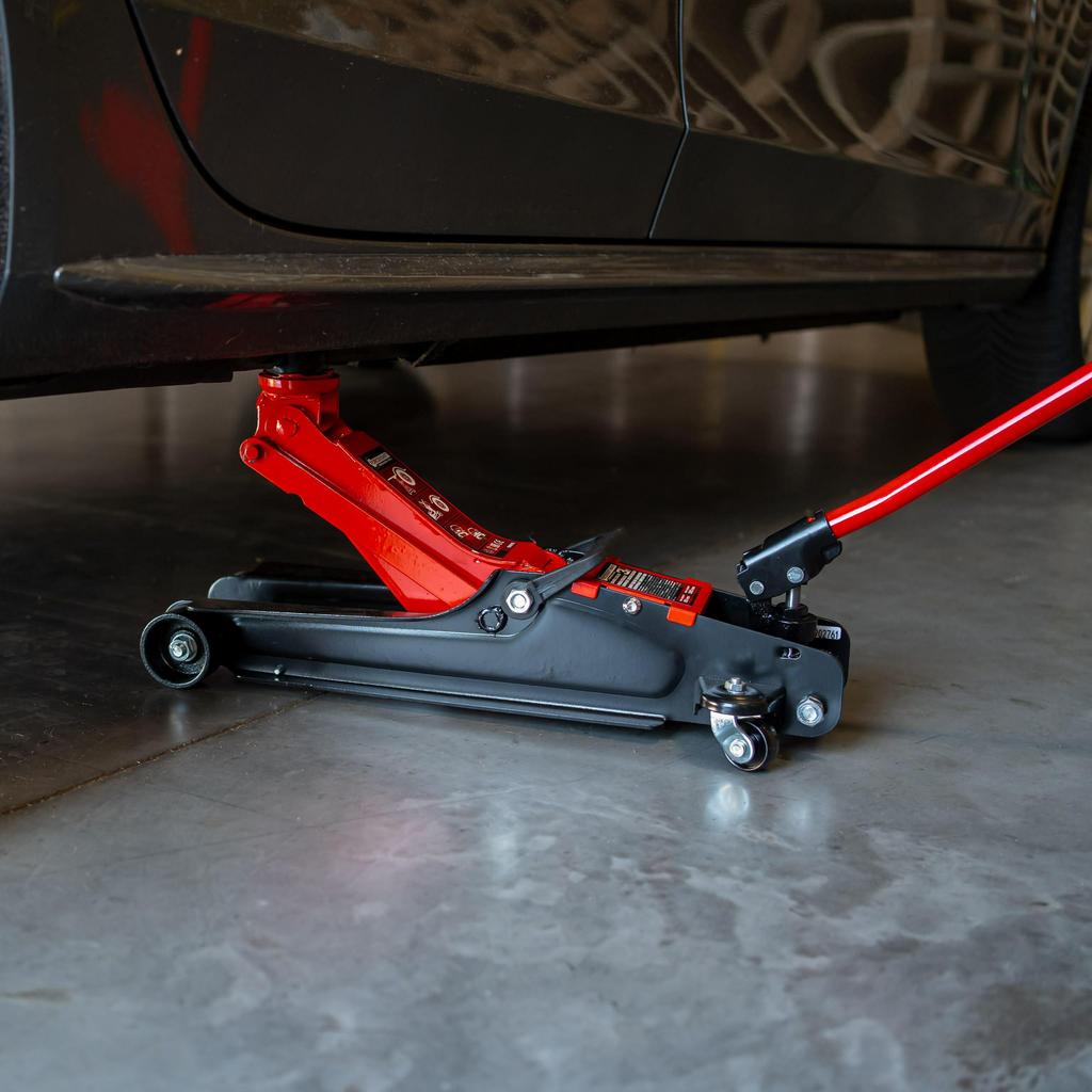 Low-profile car jack 85-380mm 3T Frog hydraulic point