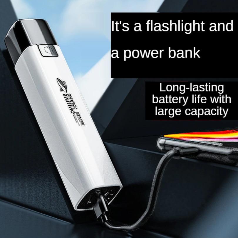 

Мини-портативный фонарик с USB-кабелем и батареей