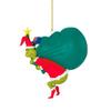 Christmas Tree Ornaments Acrylic Pendants Fun Green Car Home Decoration Hanging Ornaments