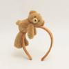 Sweet Bear Hair Clip Elegant Cute Hair Accessories Lolita Cartoon Plush Hair Claw  Girl's