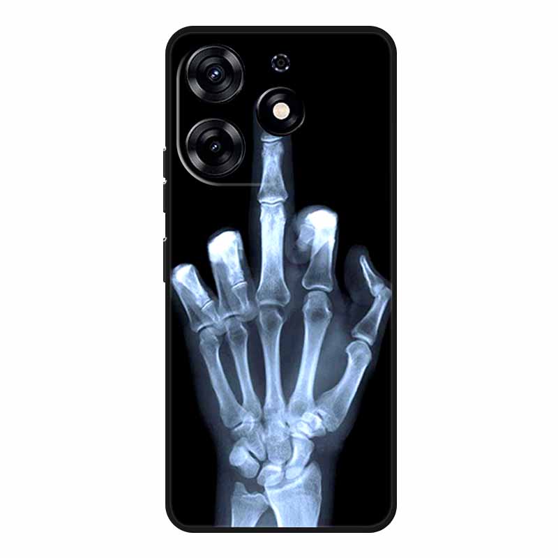 For Tecno Spark 20 Pro Case Wolf Soft Silicone TPU Back Cover Phone Cases For Tecno Spark20 Pro KJ6 Cute Animals Protector Funda