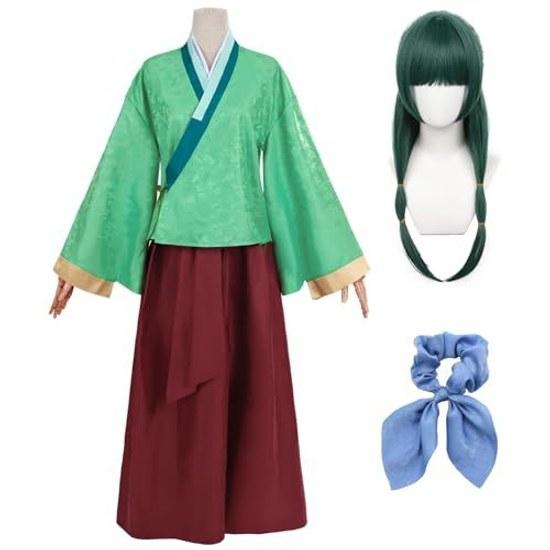NOKIJP Maomao Cosplay Kostým Kočka Kusuriya no Hitorigoto Hanfu Služebnický Obleček Jinshi Dokorigo Starobylý Dvorní Styl Kulturní Festival Akce