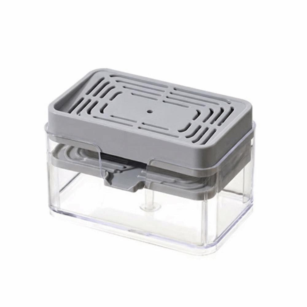 Press Type Sink Drain Soap Dispenser Multi-functional Kitchen Detergent Container Kitchen Sink