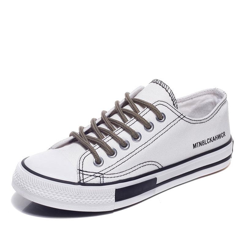 Spring Low-Top Canvas Shoes Female Harajuku Hongkong Style Skateboard Shoes Street Shot Student Rubber Shoes