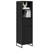 Bookshelf Black Oak Effect 43 x 36 x 150.5 cm
