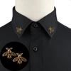 Triangle Shirt Collar Pin for Men and Women Geometric Hollowed Out Brooch Pins Corner Emblem Jewelry Accessories