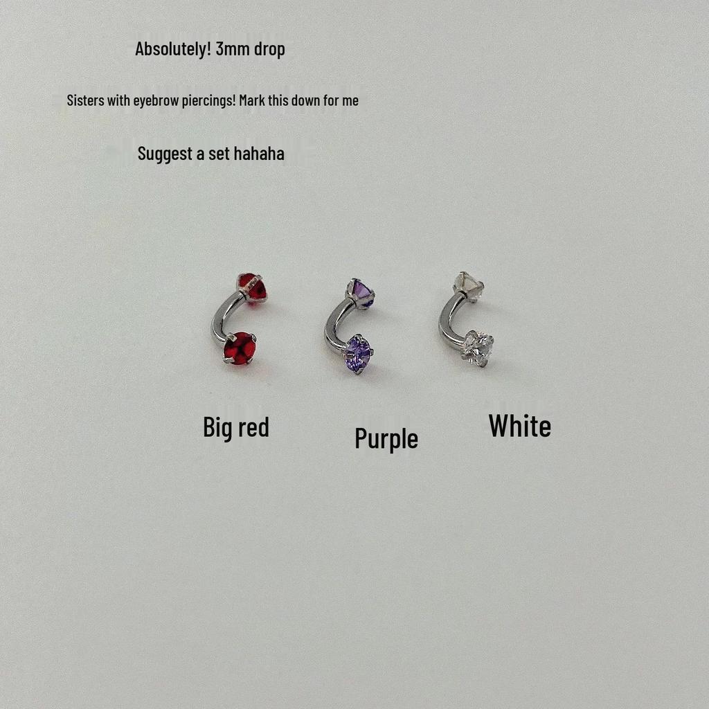 L'enfant de Satan: Piercings de luxe pour sourcil, arête du nez, doigt, dent, cartilage d'oreille et nombril