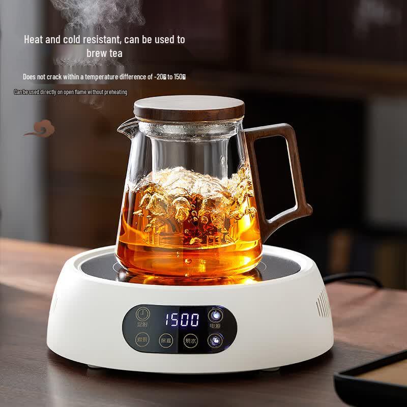 Heat-Resistant Glass Teapot with Infuser
