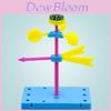 Simulated Plastic Wind Vane Assembly Model Material Set For Childrens Educational Physics Experiments