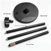 Professional Floor Microphone Stand with Weighted Round Base for Live Performances and Broadcasts
