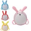 Cute Rabbit With Raised Ears Cartoon Children Casual Backpack For Daily Use