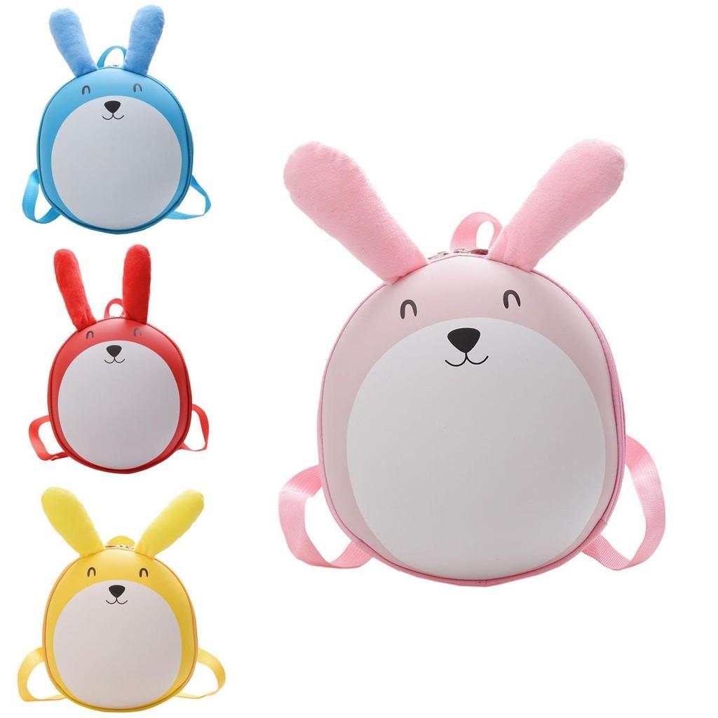 Cute Rabbit With Raised Ears Cartoon Children Casual Backpack For Daily Use