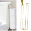 1Pcs Iron Wall Mounted Bathroom Kitchen Organizer No Drill Paper Towel Holder Hanging Tissue Rack for Toilet Vanity Storage