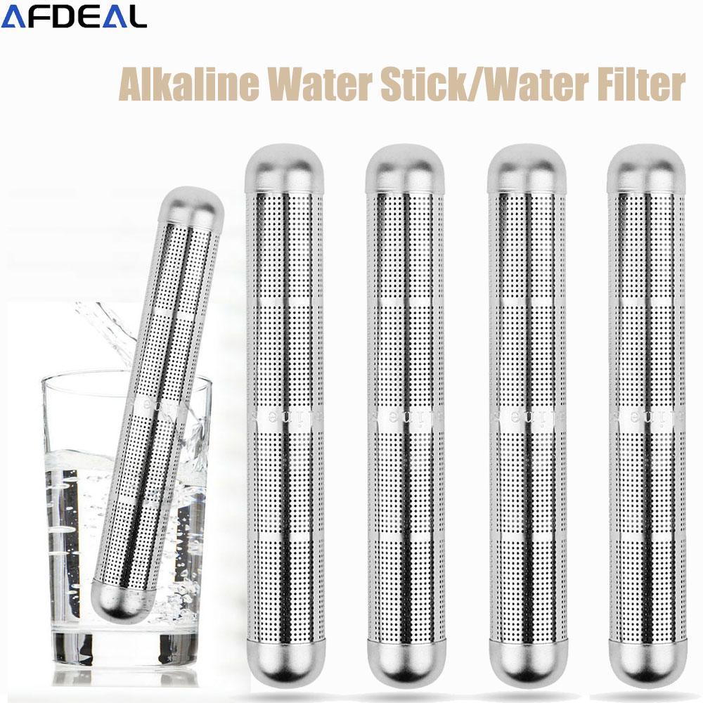 2/4PCS PH Balance Alkaline Water Stick Portable Hydrogen Negative Ion Drinking Alkaline Ioinzer Water Filter Purifier Dropship