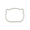 Cat/Bear Shapes Bag Handle Fashionable Iron Not Easily Fade Luggage Hardware Accessories Sturdy Bag Carrying Ring Diy