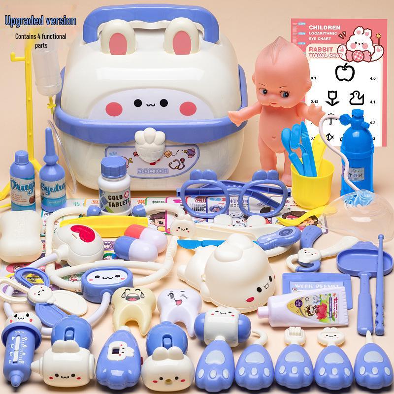 Kids' Medical Play Set with Stethoscope & Syringe - Light-Up Doctor Toy for Boys & Girls, Trending Hot Toy