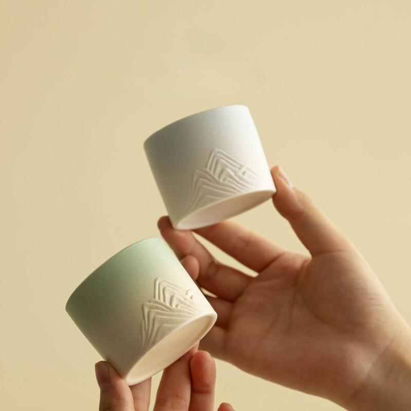 Yuanshan gift teacup four seasons Jiangshan gift box tea set tea cup master cup business gift companion gift
