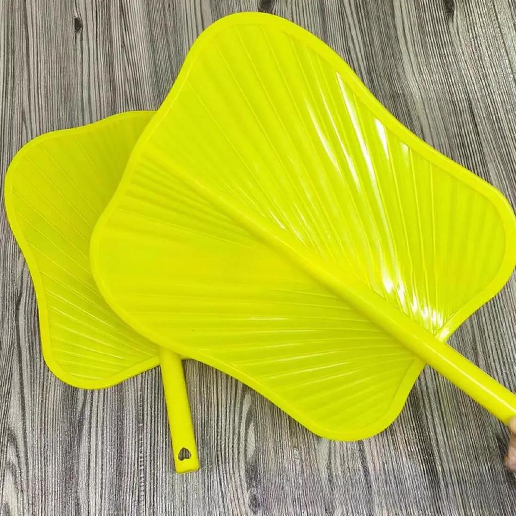 Banana Leaf National Style Handheld Fan - Durable Large Plastic Palm Design