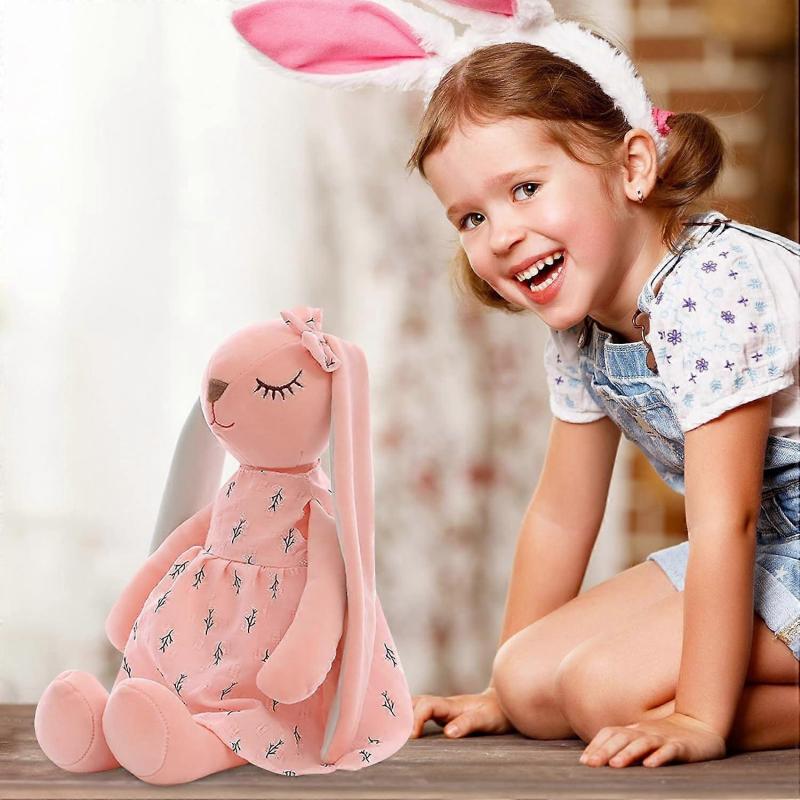 Kawaii Rabbit Plush Toy Stuffed Animal Toy Rabbit Plush Toy Rabbit Doll Long Ears Cute Plush Toy