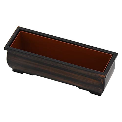 Hasegawa Buddhist Altarware, Buddhist Altar Supplies, Incense Holder, Incense Burner (for laying down), Long Incense Burner, PC Black Ebony Color, 6.0
