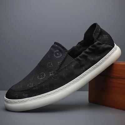 Fashion Men Classic Canvas Shoes Flat Shoes Men's Vulcanized Sneakers Shoes Spring Couple Student Casual Slip On Zapatos Hombre BD24072