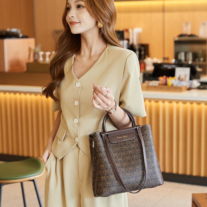All-match Popular Handbag New Fashionable Bucket Bag Large Capacity Fashionable One Shoulder Crossbody Bag Trendy Women's Bag