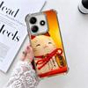 Lucky Cat Maneki Neko Japanese Soft Phone Case For Xiaomi Redmi Note 14 15 Pro Plus 13 12 11S 11T 5G 10 9S 9 Plating Anti-Fall F