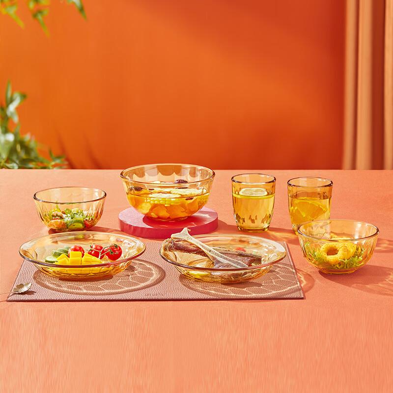 MIEIVC Miyue Shiguang 7-Piece Borosilicate Glass Tableware Set