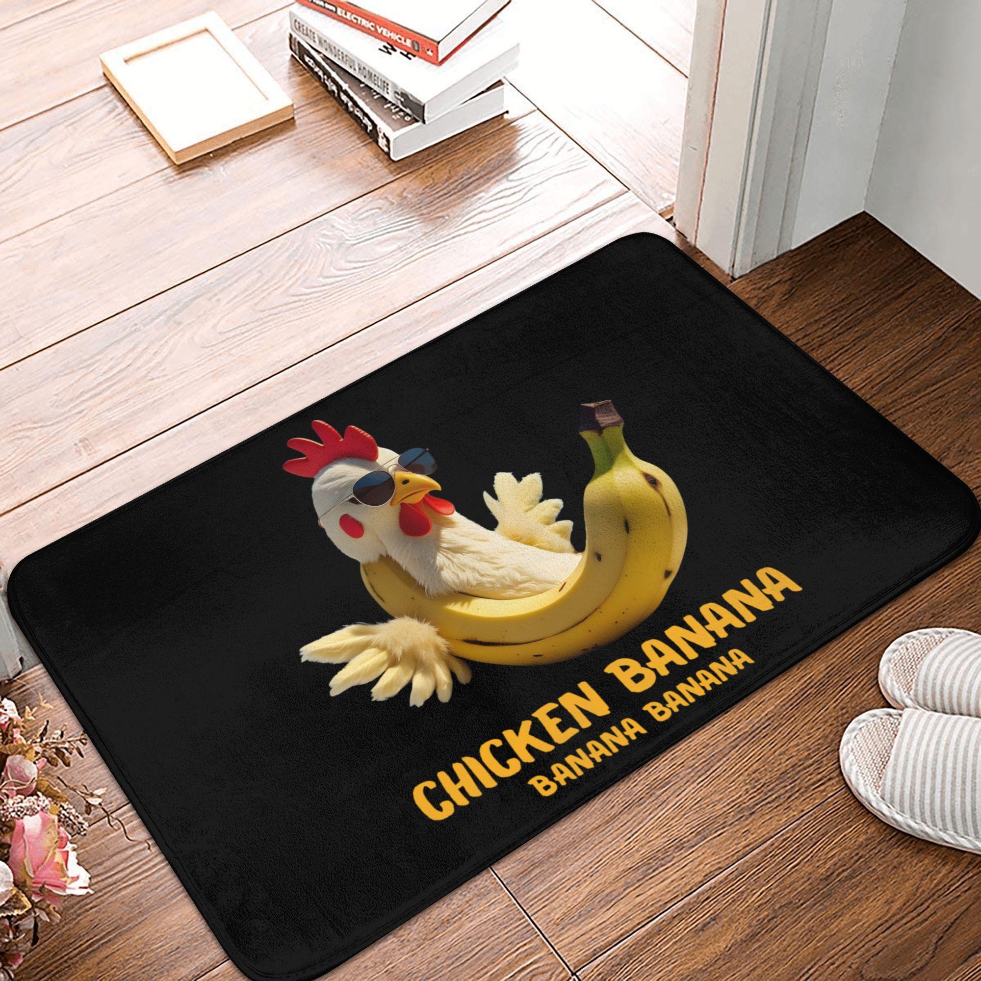 Lirili Larila Funny Italian Brainrot Doormat Non-Slip Kitchen Bathroom Mat Toilet Floor Door Entrance Carpet Rug 40cmx60cm